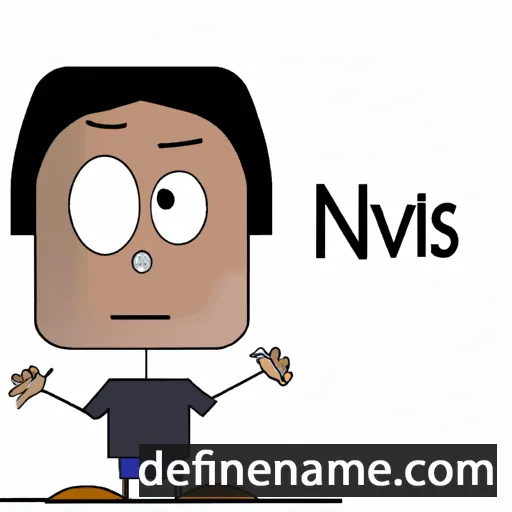 cartoon of the name Novis