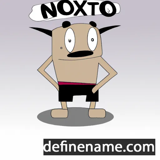 cartoon of the name Ntxoo