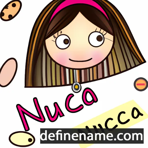 cartoon of the name Nuccia