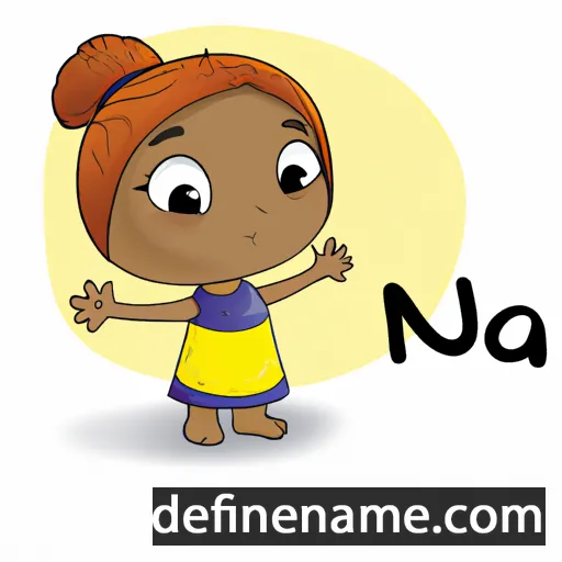 cartoon of the name Nuna