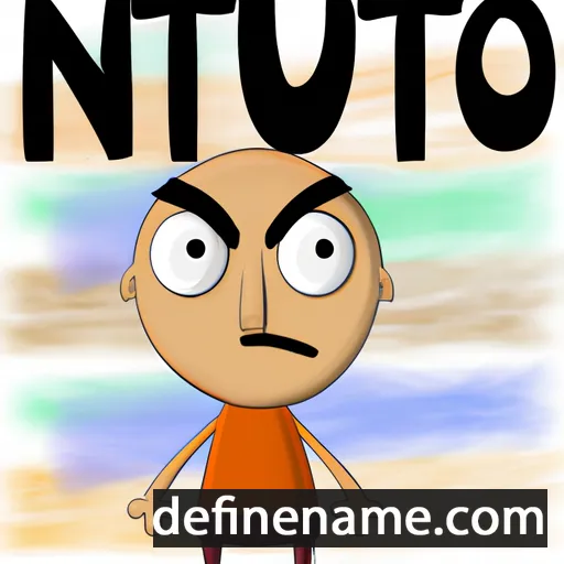 cartoon of the name Nunito