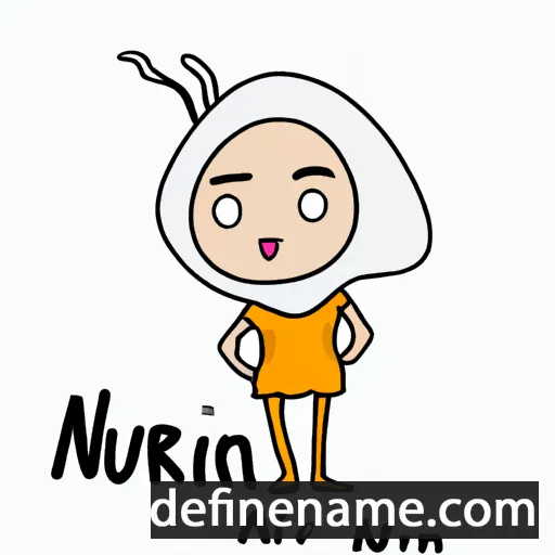 Nuraini cartoon