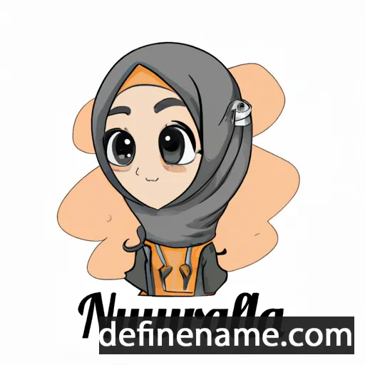 cartoon of the name Nurallah