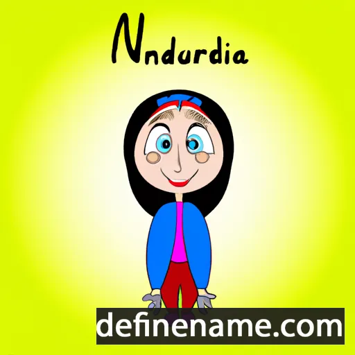 Nuredina cartoon