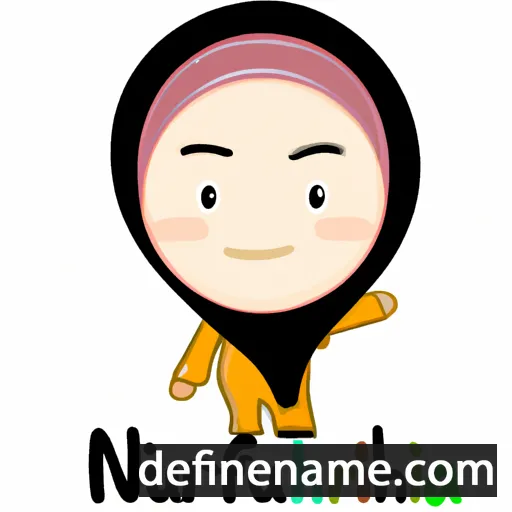 Nurfarahin cartoon