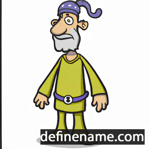 cartoon of the name Nuriman