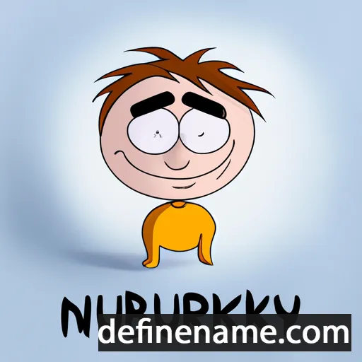 cartoon of the name Nurlybek