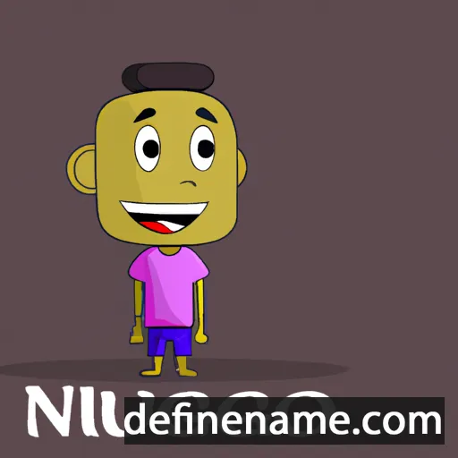 cartoon of the name Nwabugo