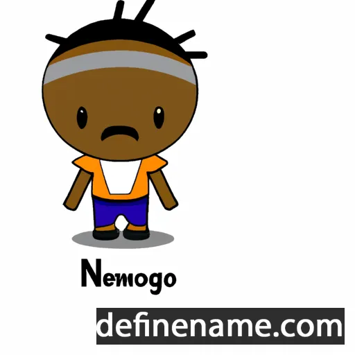 cartoon of the name Nwakaego