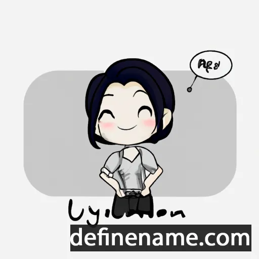 cartoon of the name Nyein