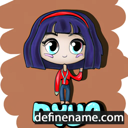 cartoon of the name Nyina