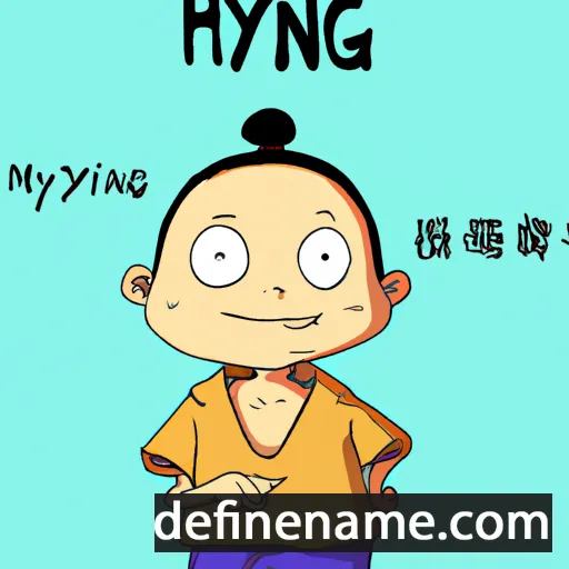 cartoon of the name Nyingpo