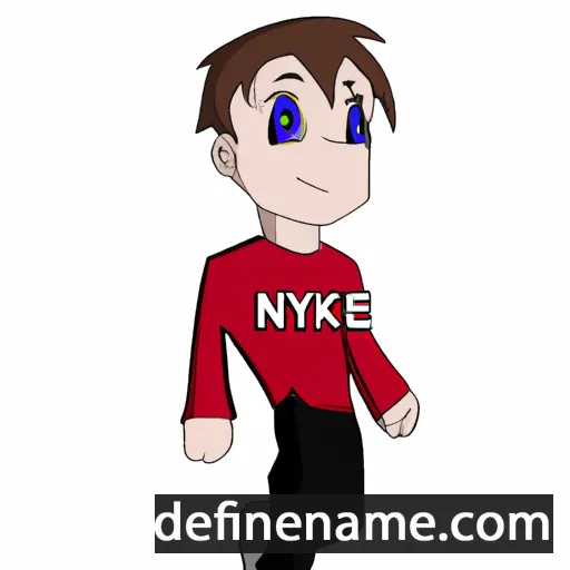 Nyke cartoon