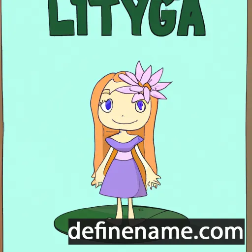 cartoon of the name Nymphaea