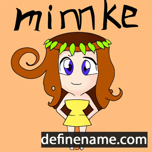 cartoon of the name Nymphike