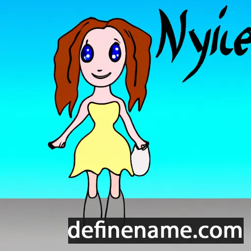 cartoon of the name Nyneve