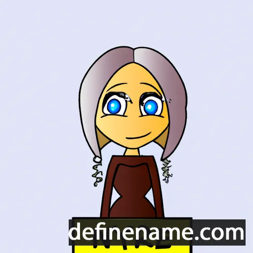 cartoon of the name Nyrie