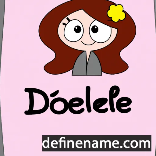 cartoon of the name Odélie