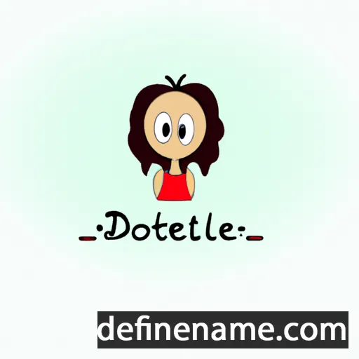 cartoon of the name Odelette