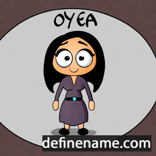 cartoon of the name Odeya