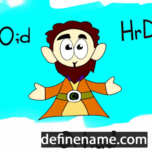 cartoon of the name Odhran