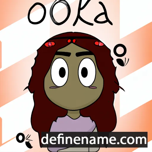 cartoon of the name Odika