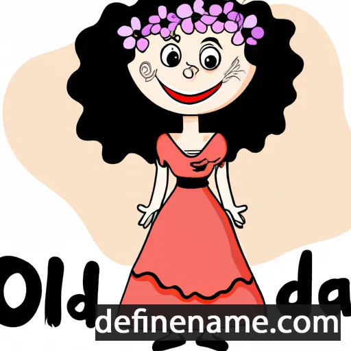 cartoon of the name Odiliya