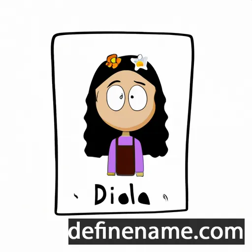 cartoon of the name Odilla