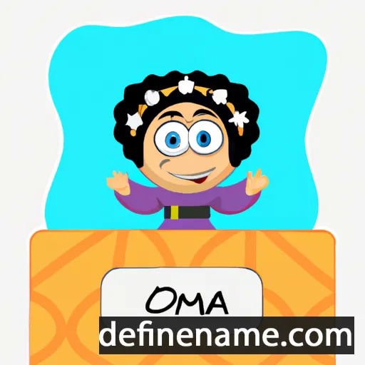 cartoon of the name Odmaa