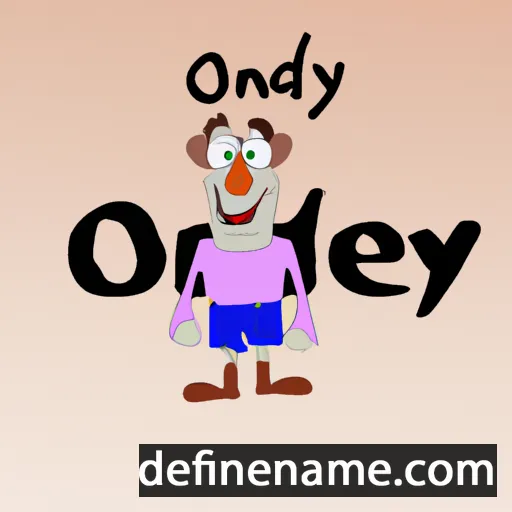 cartoon of the name Odney