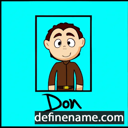 cartoon of the name Odon