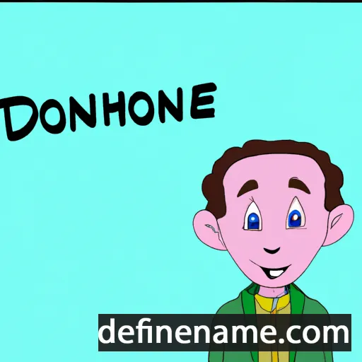 cartoon of the name Odonahue