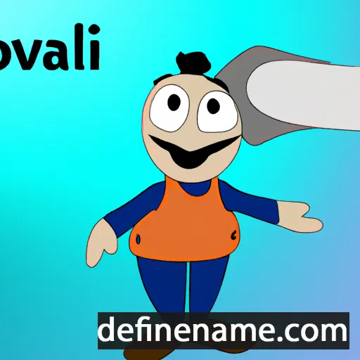 cartoon of the name Odval