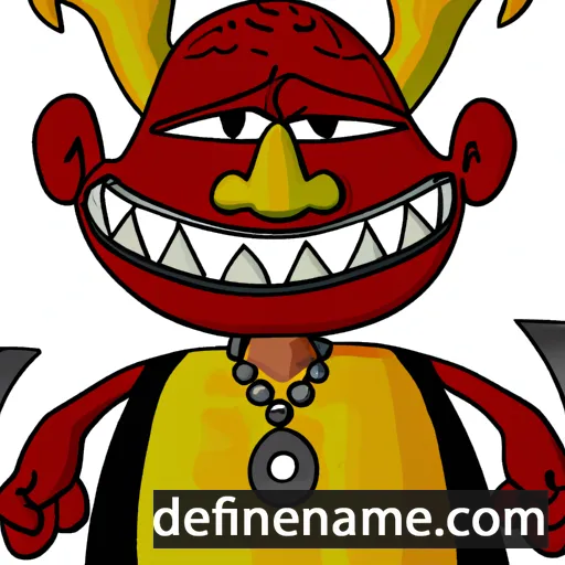 cartoon of the name Odyn