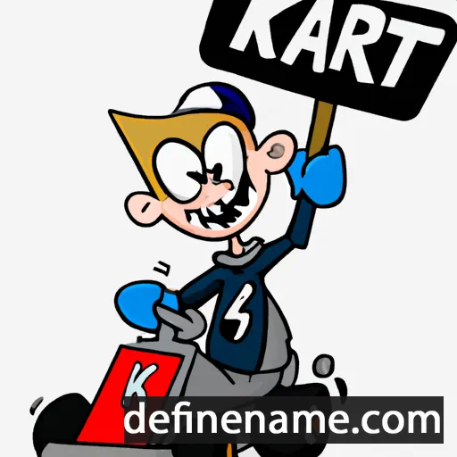 cartoon of the name Kärt