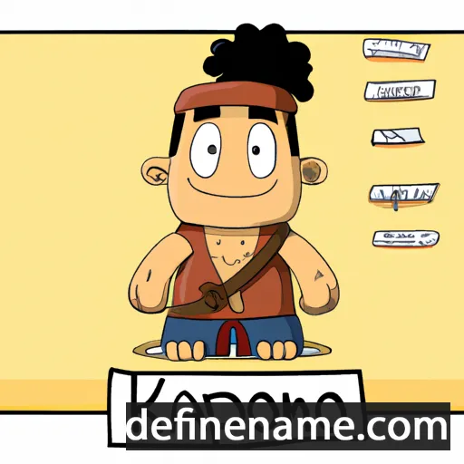 cartoon of the name Kapono