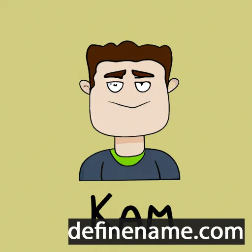 cartoon of the name Karam