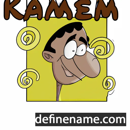 cartoon of the name Kareem