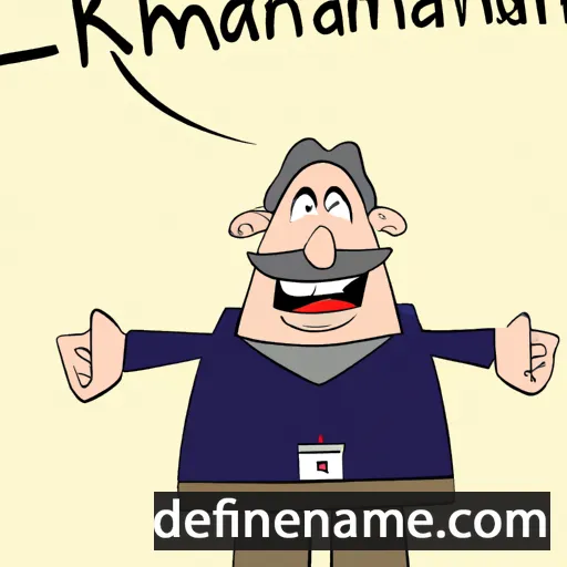 cartoon of the name Karlmann