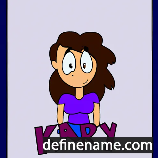 cartoon of the name Karly