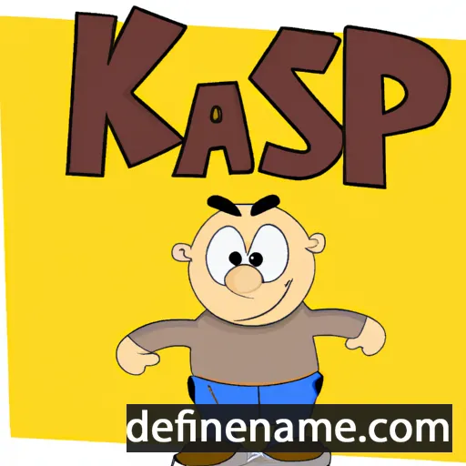 cartoon of the name Kašpar