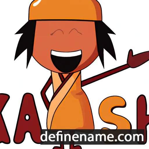 cartoon of the name Kashi