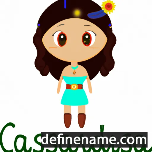 cartoon of the name Kassandra