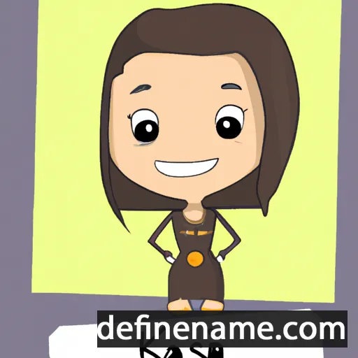 cartoon of the name Kassia