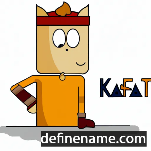 cartoon of the name Katar