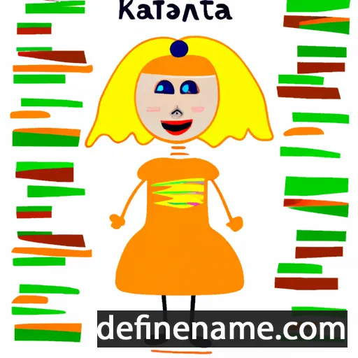 cartoon of the name Katariina