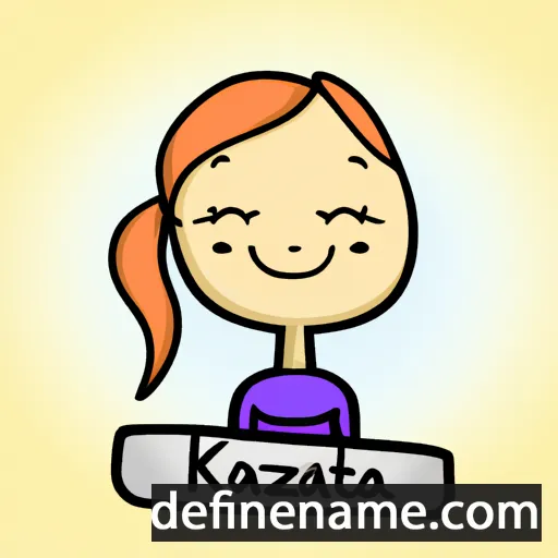 cartoon of the name Katarzyna