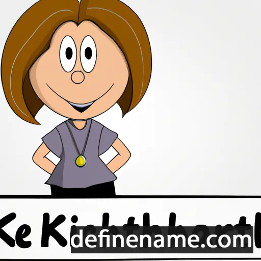 cartoon of the name Kathryn