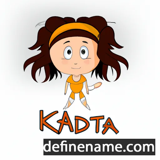 cartoon of the name Katida