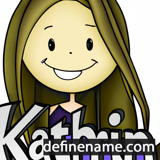 cartoon of the name Katlyn